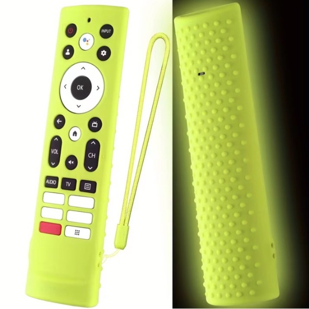 Neon Green Remote Control with Silicone Case